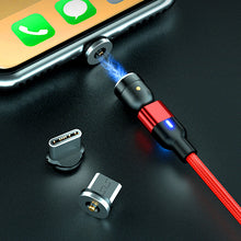 Load image into Gallery viewer, Magnetic 3 in 1 fast charging cable