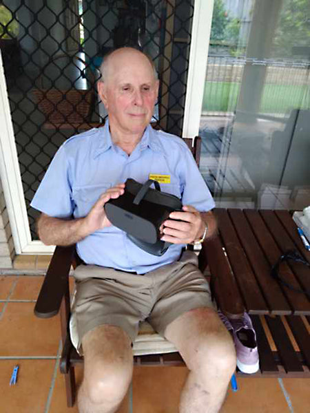 Don road tests Vision Buddy