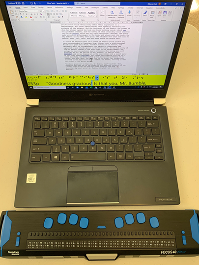 JAWS & Young Braille Readers