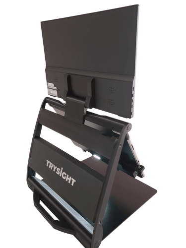 Back view of Mercury 13 showing Dual Monitor attached