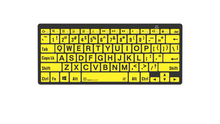 Load image into Gallery viewer, Windows Large Print Bluetooth Mini Keyboard (Black on Yellow)
