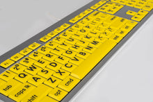 Load image into Gallery viewer, Large Print Black on Yellow - Mac ALBA Keyboard 

